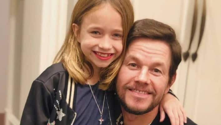 Grace Wahlberg and her father Mark Wahlberg